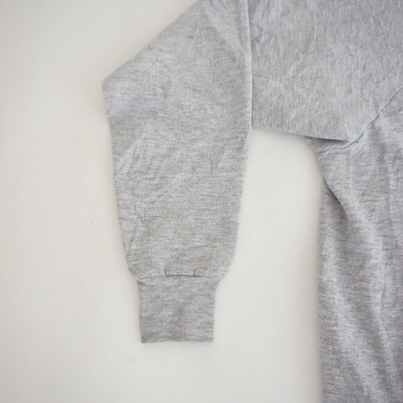 VTG Gray World's Greatest Fisherman Graphic Crewneck Sweatshirt Outdoorsy XL - Picture 7 of 10